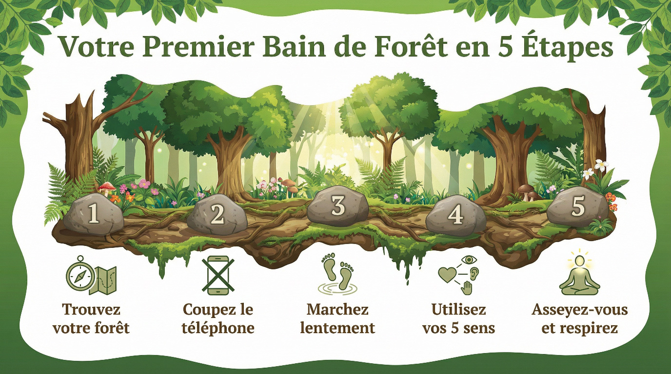 Infographie récapitulative de l'article en 5 points clés