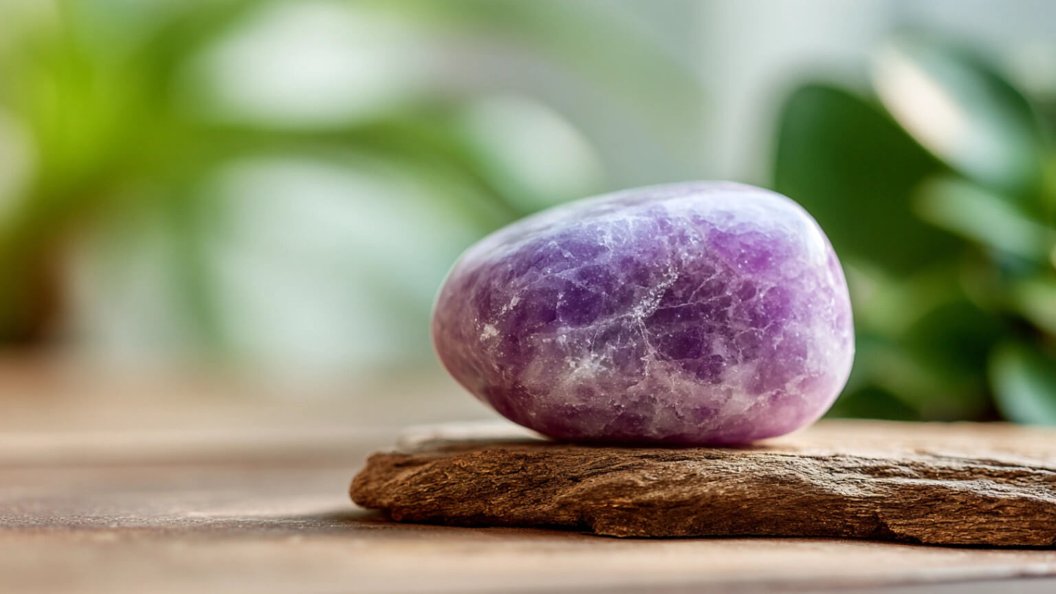Lepidolite pierre violette lilas minerale naturelle