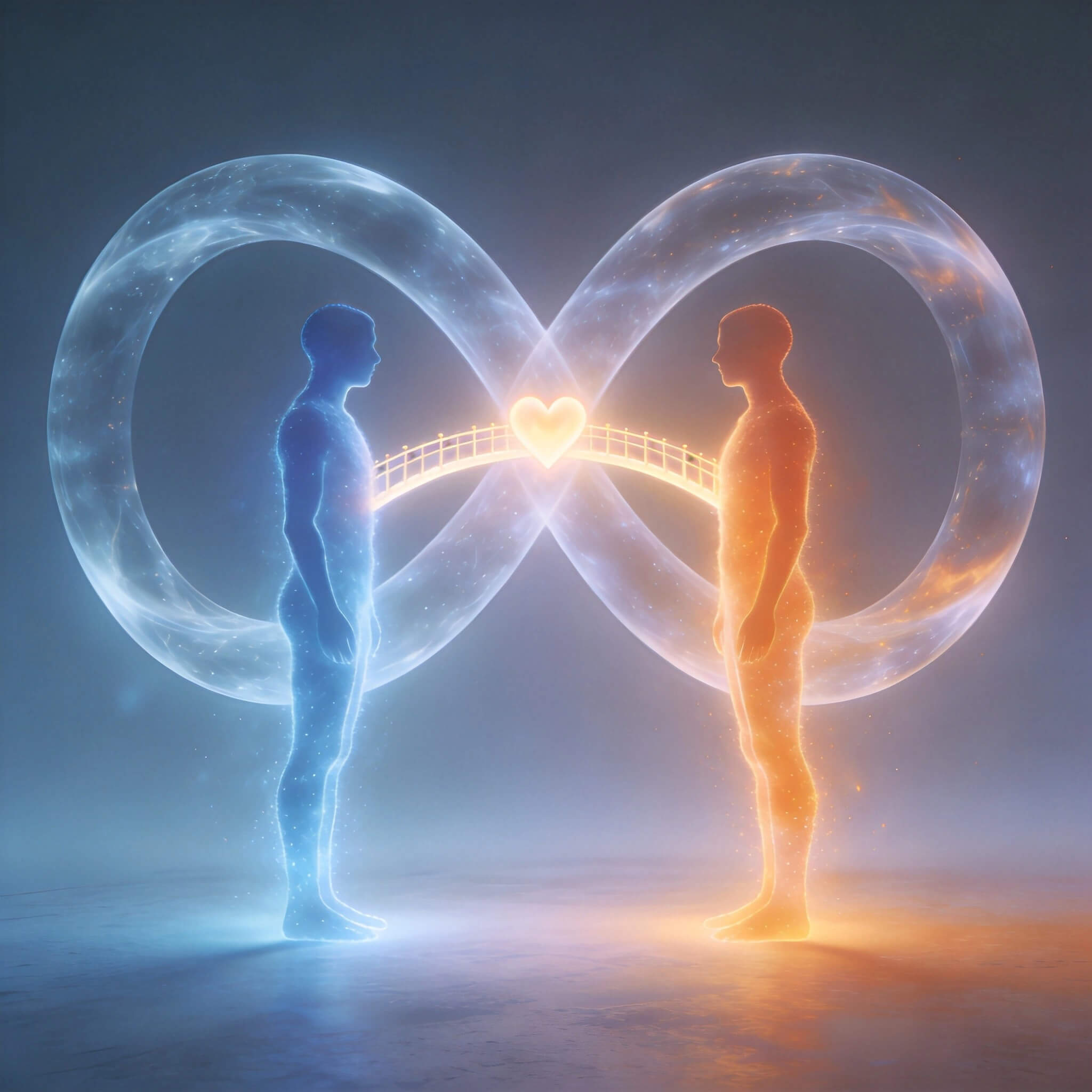 Flammes jumelles equilibre relationnel connexion energetique coeur