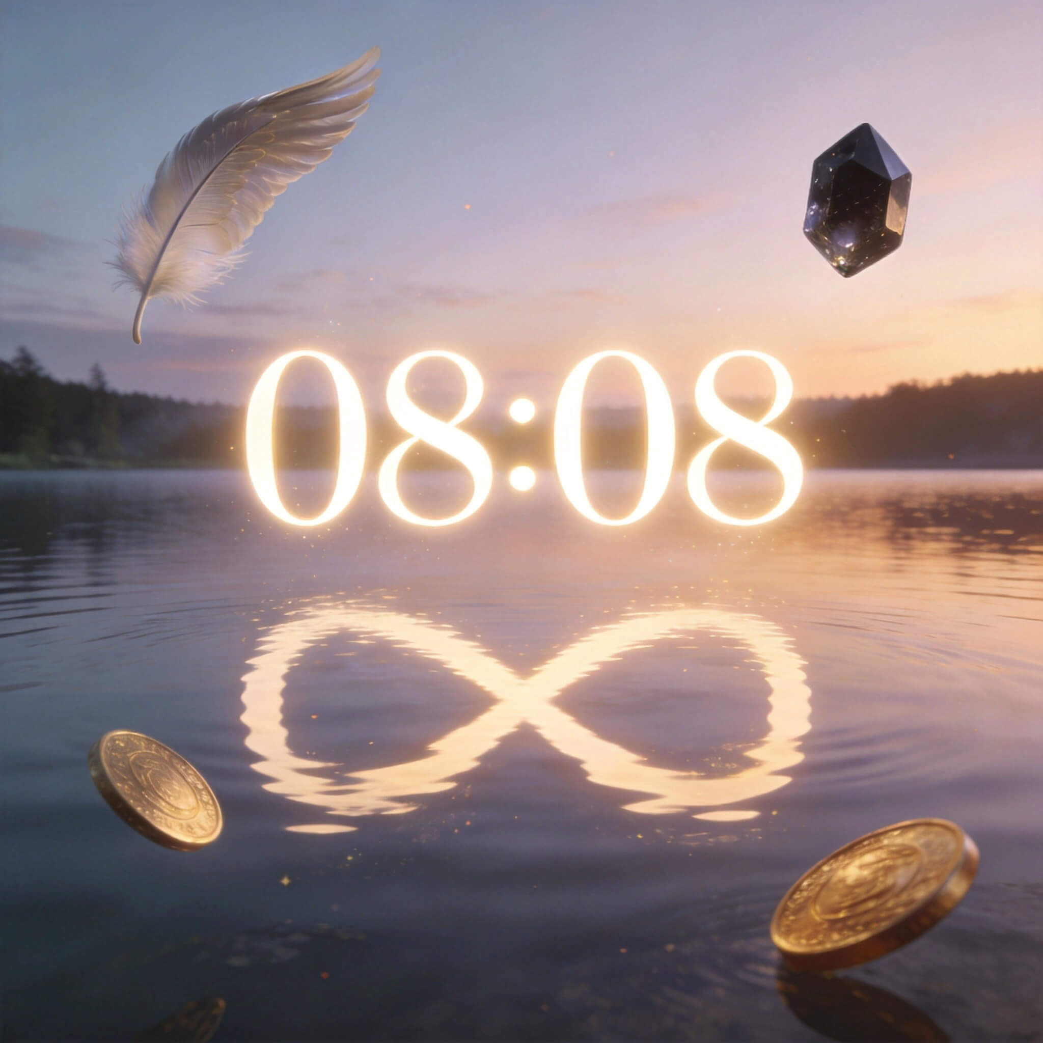 Signification complete heure miroir 08h08 spiritualite abondance amour