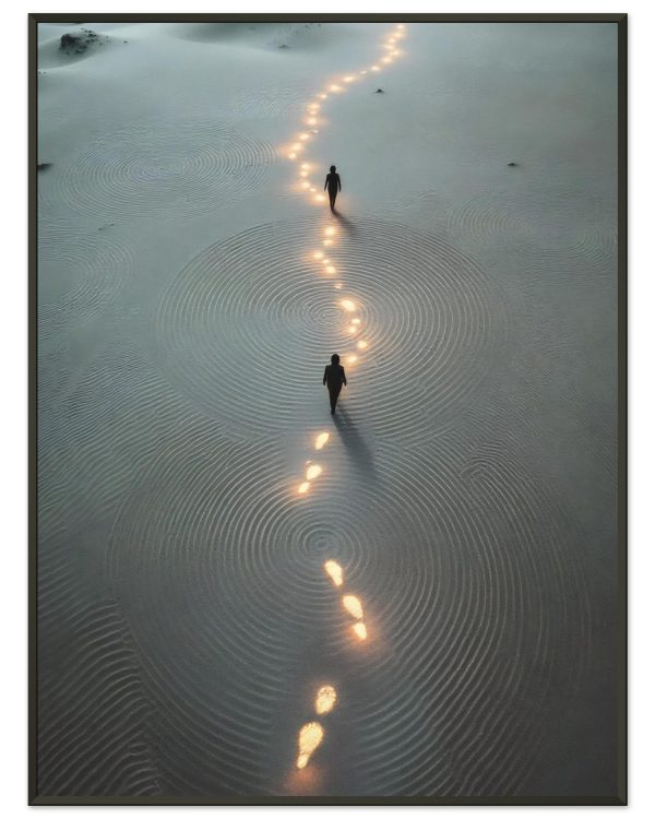 Poster Chemin de l’Âme — affiche d’art spirituelle encadrée, Nalan