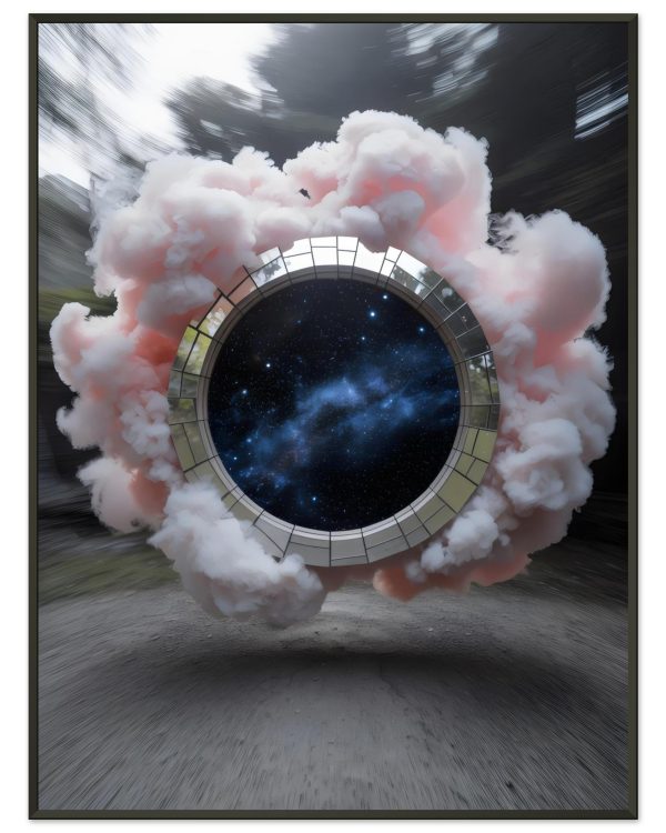 Poster Vortex d’Étoiles — affiche d’art spirituelle encadrée, Nalan